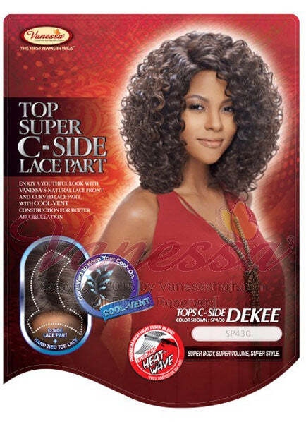 Vanessa Top Super C Side Synthetic Lace Part Wig – DEKEE