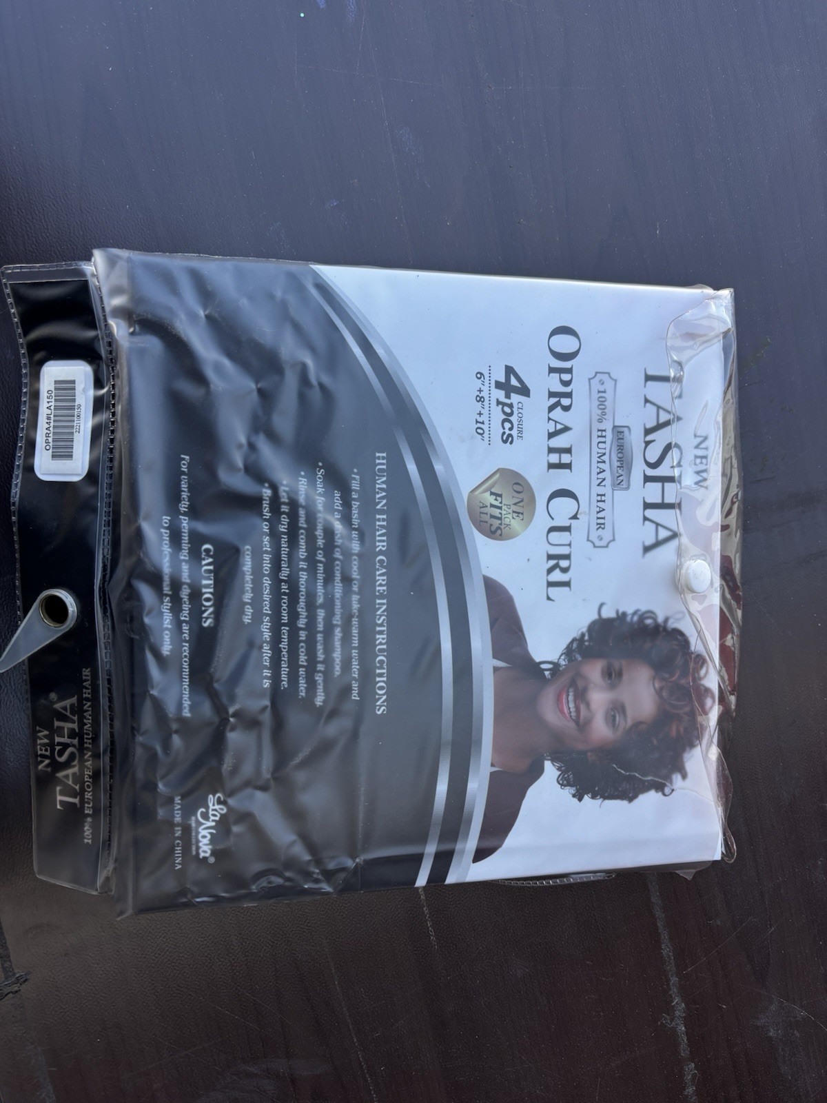 New Tasha European Human Hair Oprah Curl Weft Extensions 4pcs 6in LA150