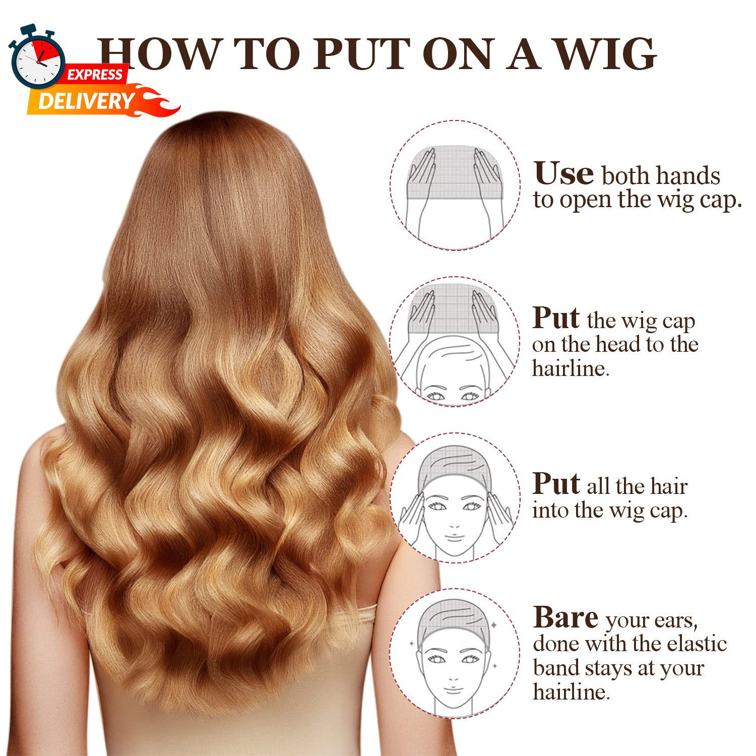 MORGLES 6PCS Wig Cap Non Slip, Black Mesh Net Wig Caps for Women Men, Weaving Ha