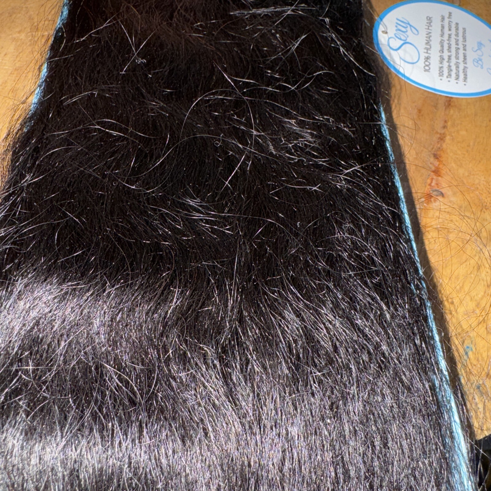 Sexy Soft Rain 100% Human Hair 12” WEFT COLOR 1B