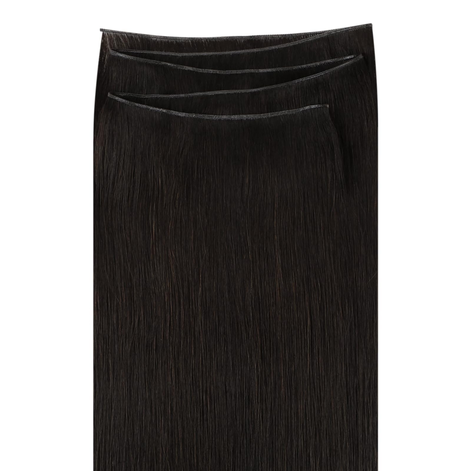 Ugeat Genius Weft Human Hair Extensions Dark Brown Genius Weft Hair Extension…