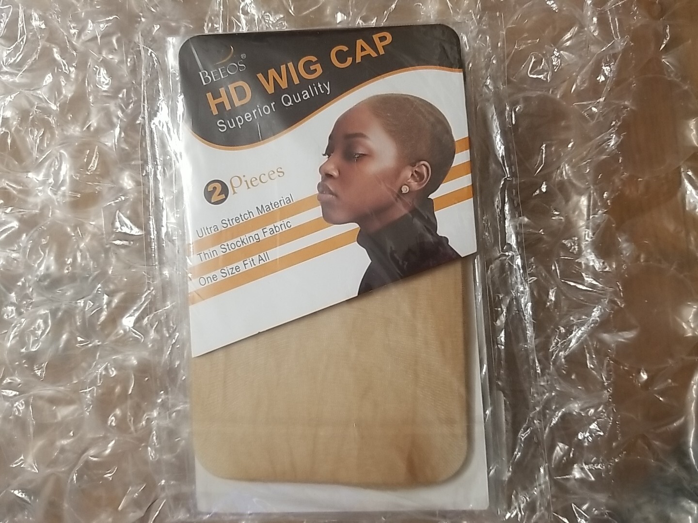BEEOS HD Wig Cap 2 Pieces Superior Quality Ultra Stretch Thin Stocking