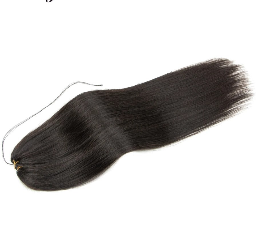 10A Seamless Feathers Hair Human hair Extension 50 Strands Invisible Hair 16-30″