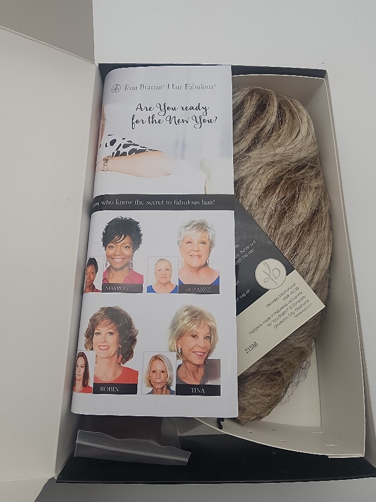 Toni Brattin Wig – Platinum Blonde Short Textured Plus Size COLOR IN PHOTOS