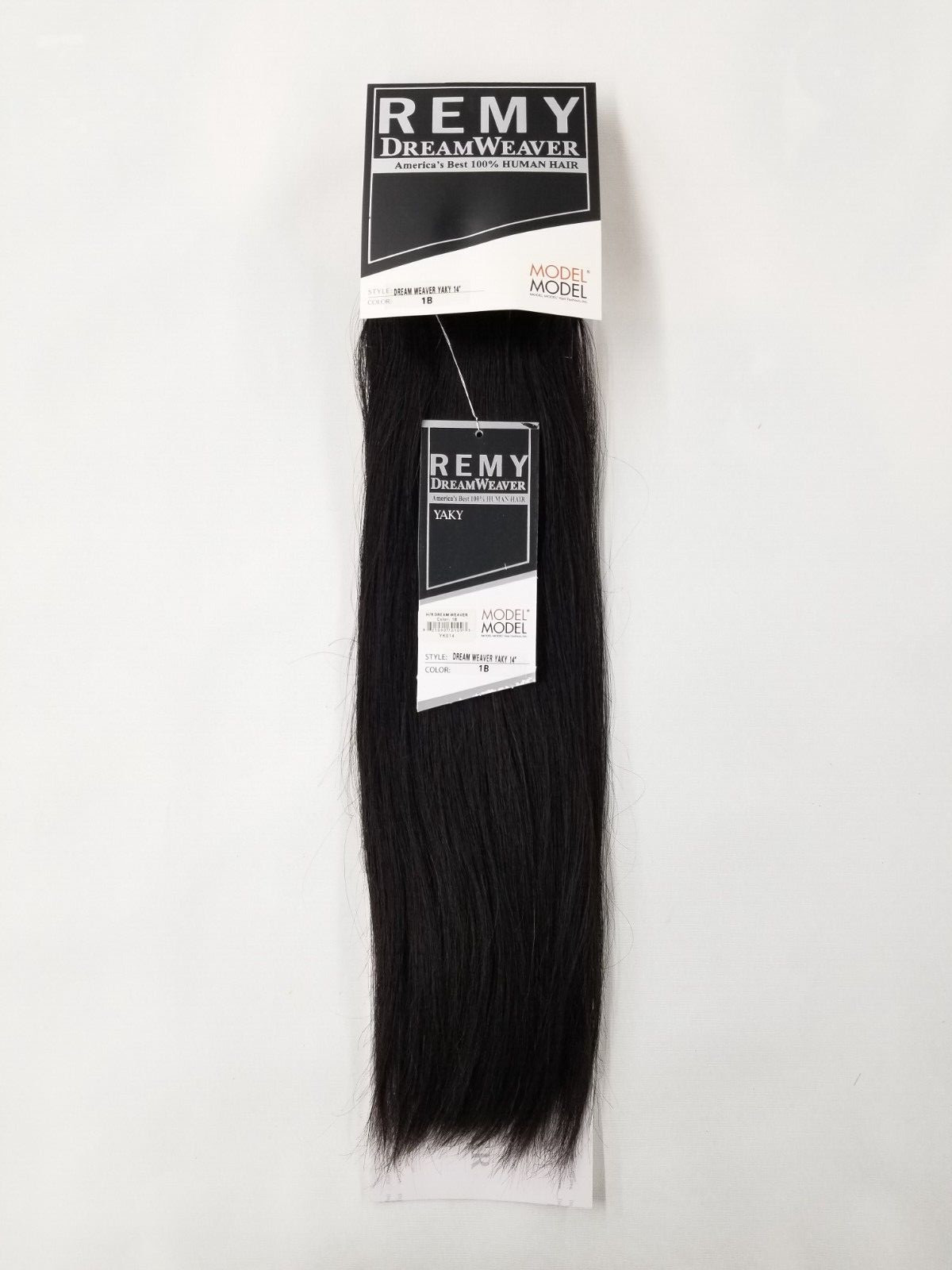 ModelModel Remy Dreamweaver 100% Human Hair Weave Extension 14″~Off Black
