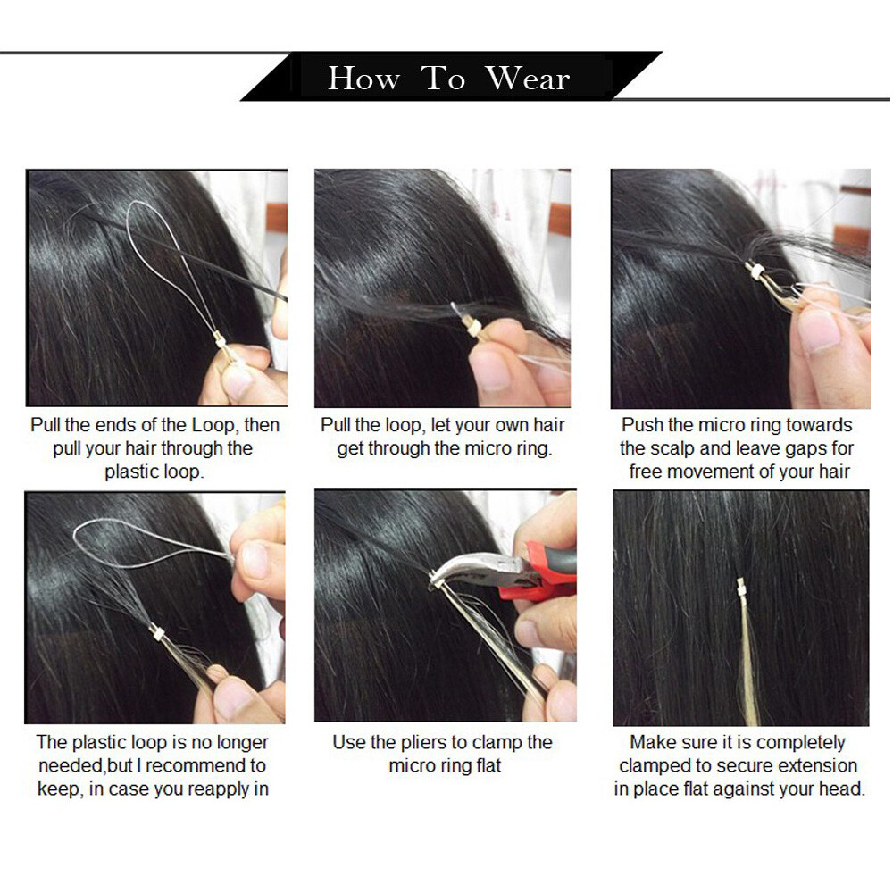 CLEARANCE Micro Loop Beads Real Remy Human Hair Extensions Ring 150S Balayage