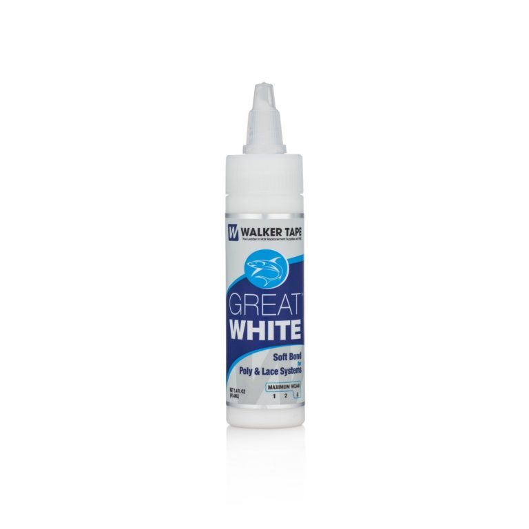Great White Waterproof Glue Lace Wig Toupee Hairpiece Adhesive 1.4 oz By Walker