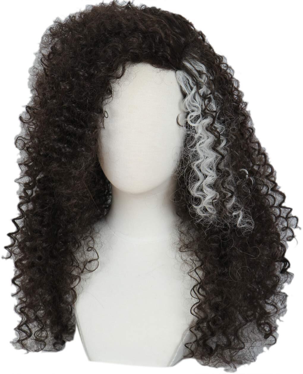 Long Afro Curly Wig Halloween Cosplay Costume Wig For Women Adult