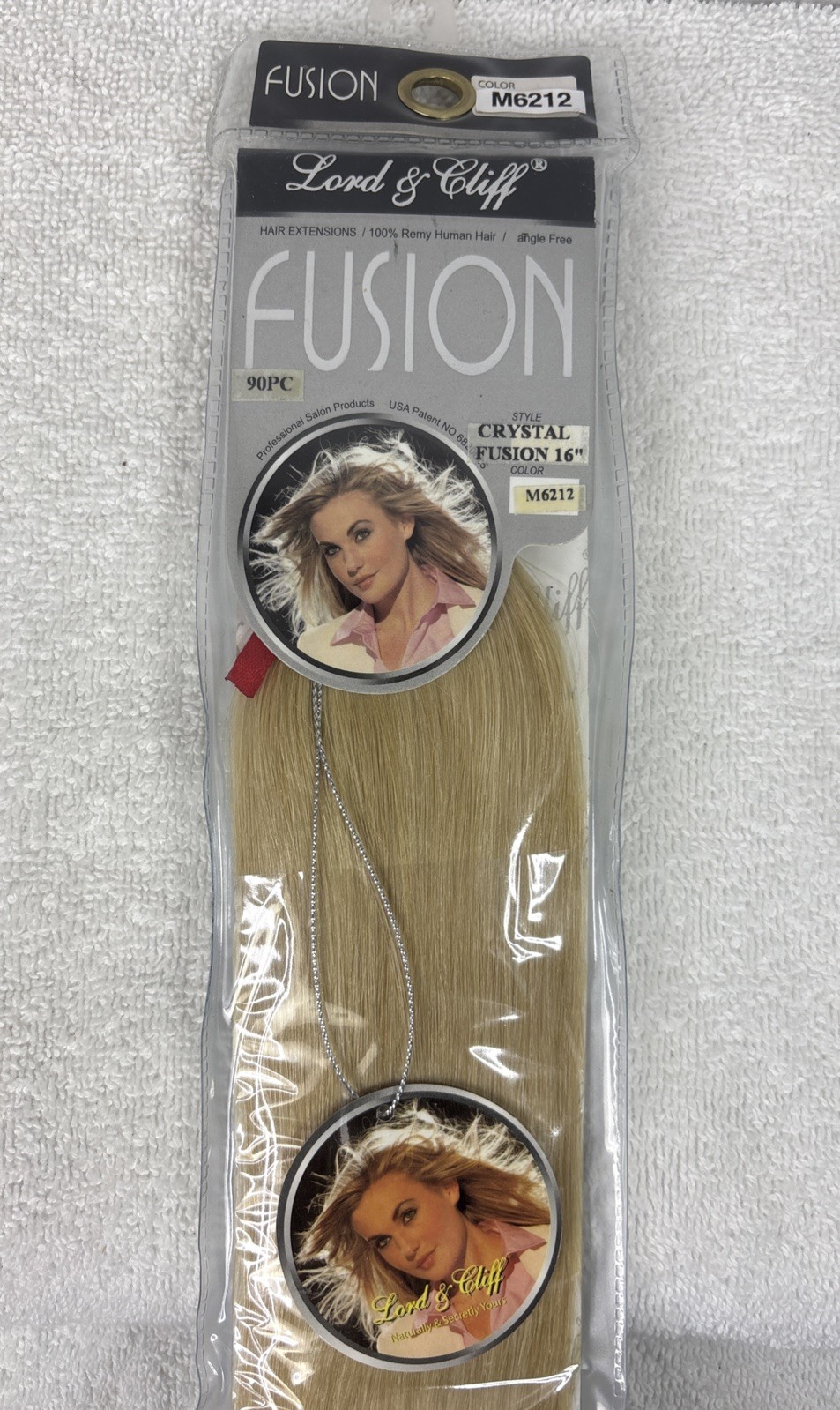 Lord & Cliff Fusion 100% Remy Human Hair I Tip 90 Pieces Extensions 16” M6212
