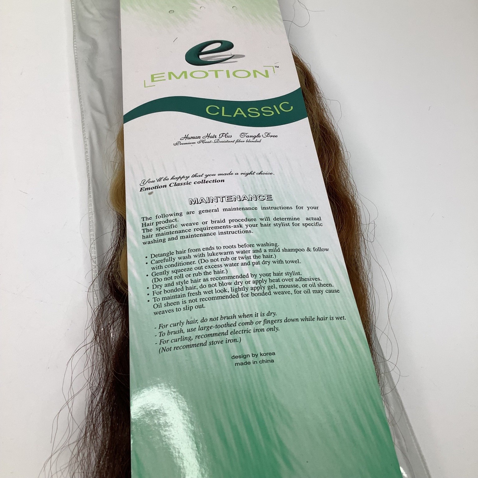 EMOTION Classic Human Hair Plus Extensions Super Wave P4/27/30 16-18″