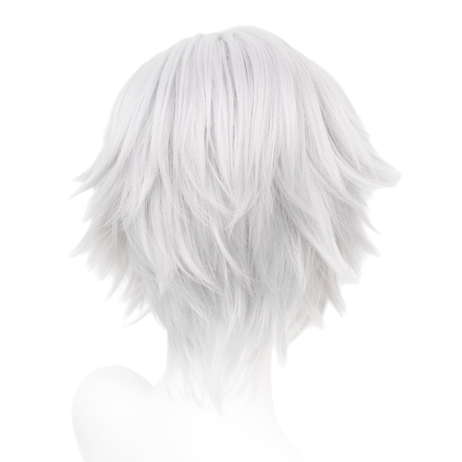 Silver White Messy Short Seth Lowell Cosplay Wig Heat Resistan Synthetic Fibe…