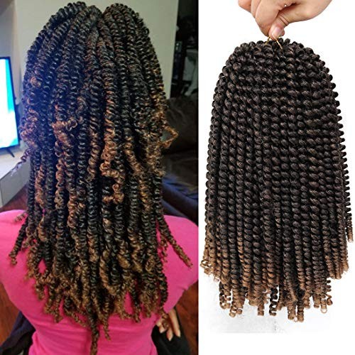 12 inch Spring Twist Crochet Braids Hair for 12 Inch (Pack of 3) M1B/27