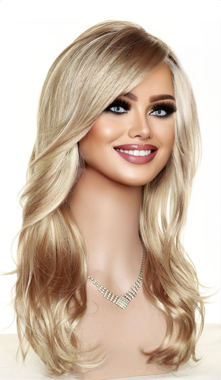 Miles of Style Lace Front Heat OK Monopart Wig Raquel Welch SS1488 open box