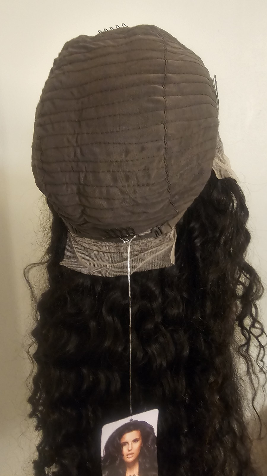 High Quality regular 24 ” waterwave 100% Virgin Human Hair Lace front Wig. 13×6