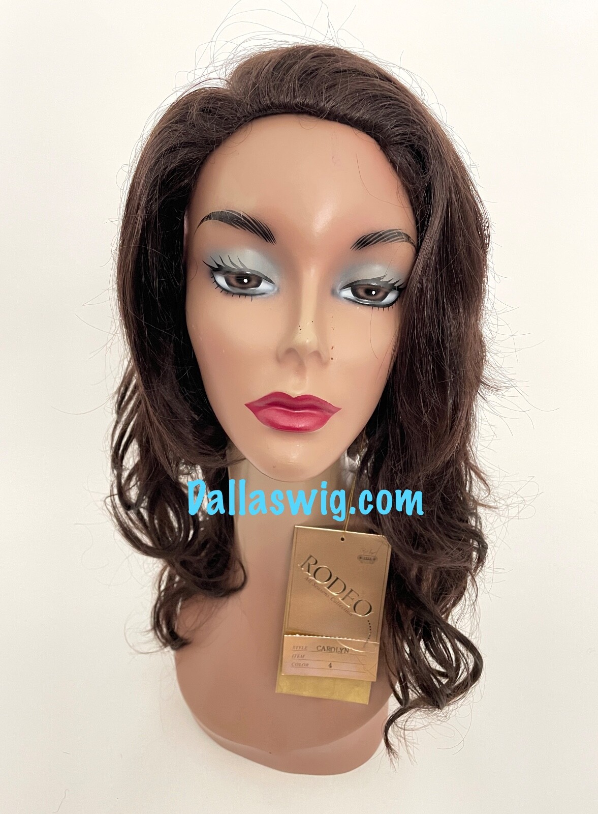 SALE Rodeo Zury Synthetic Layered Straight Full Coarse Texture Wavy Carolyn Wig