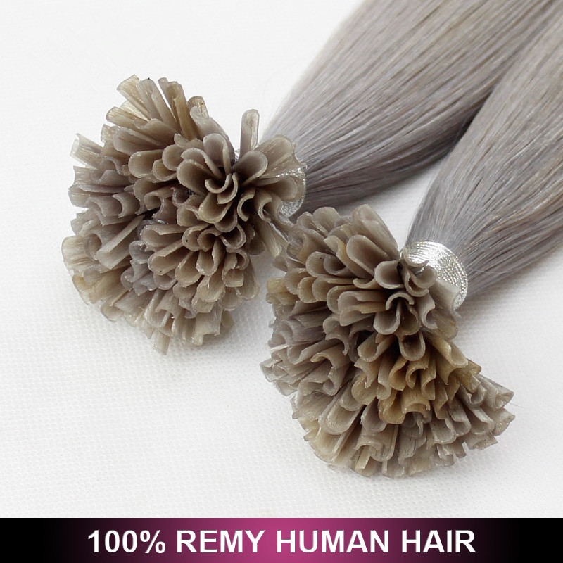 16-26Inch U Nail Tip Fusion Keratin Remy Hair Extensions Human Hair 50/100S