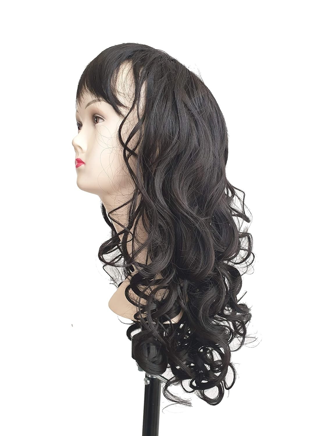 Foreign Holics Full Head Central Natural Hairline Curly Hair Wig 24 Inches