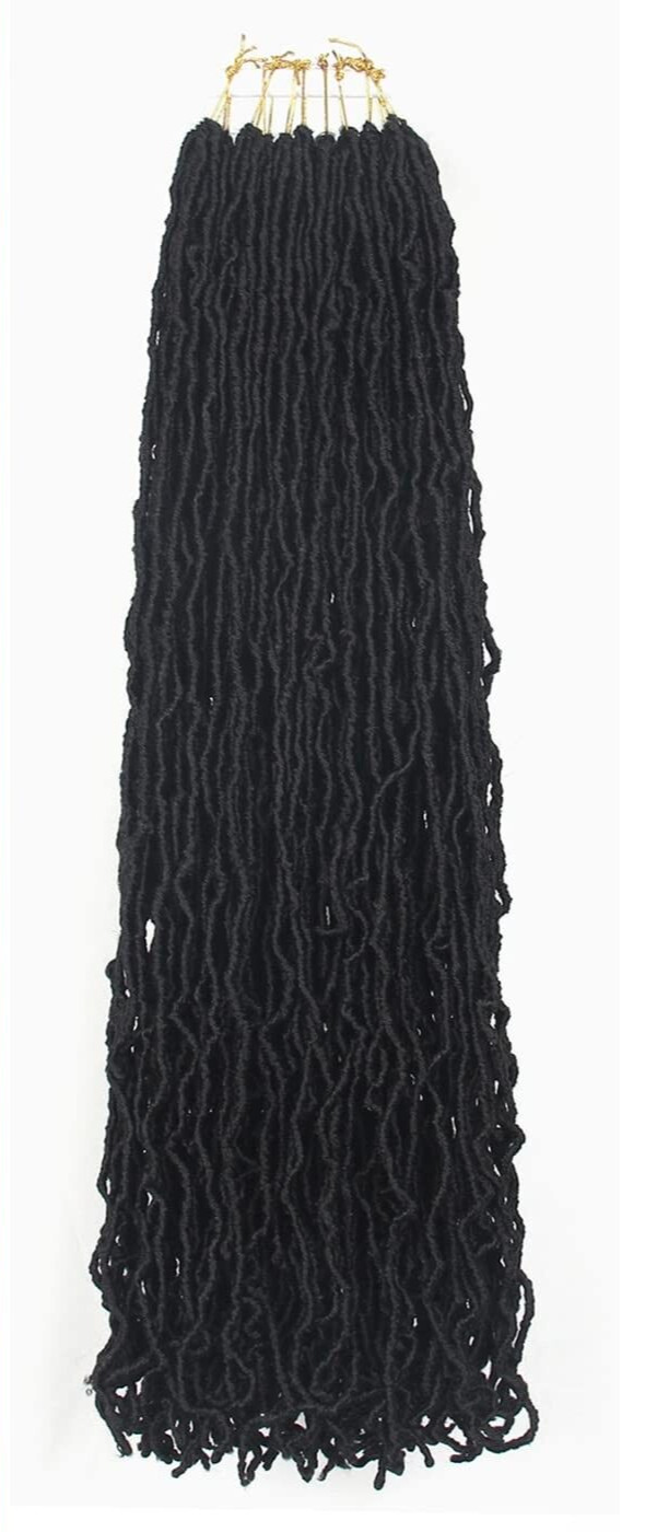 7-Pack – 32-Inch FAUX SOFT LOCS Crochet Pre-Looped GODDESS HAIR EXTENSIONS +Gift