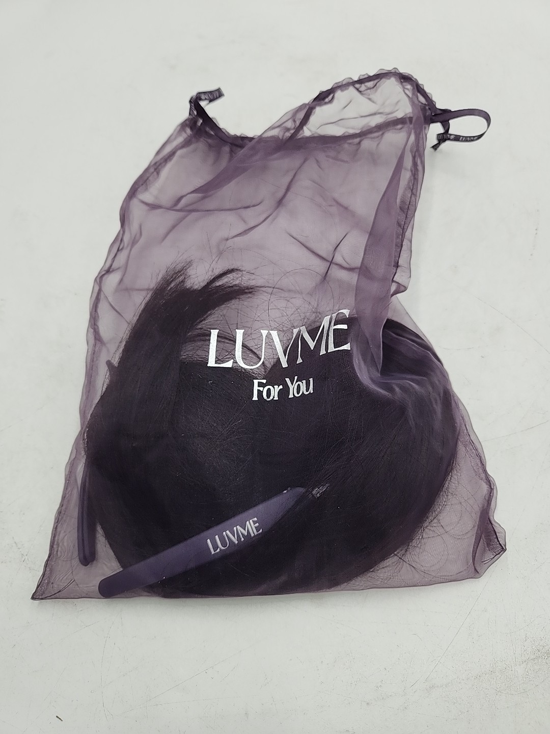 NEW LuvMe Straight 7 Piece Clip in 100% Human Hair Extensions 20 inch w/Mini…