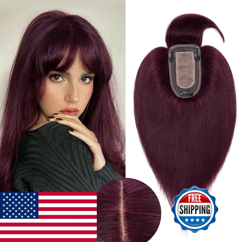 Rich Choices 100 Real Human Hair Topper Bangs – Real Remy Hair Topper For Women