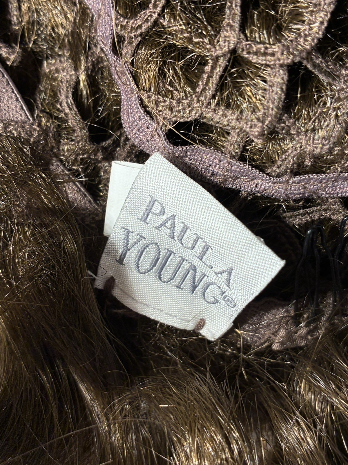 Wiglet Hair Piece by Paula Young New Lasting Touch A3303 Color #8 Medium Brown