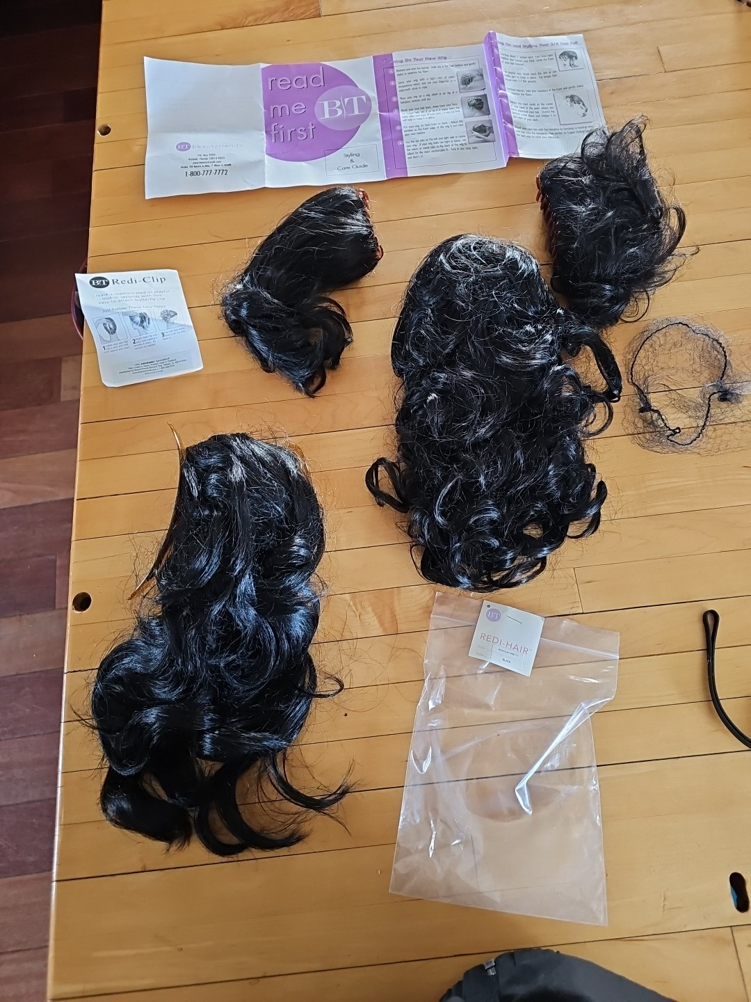 Beauty Trends Hair Redi Clip And Others Set Of 4 Black