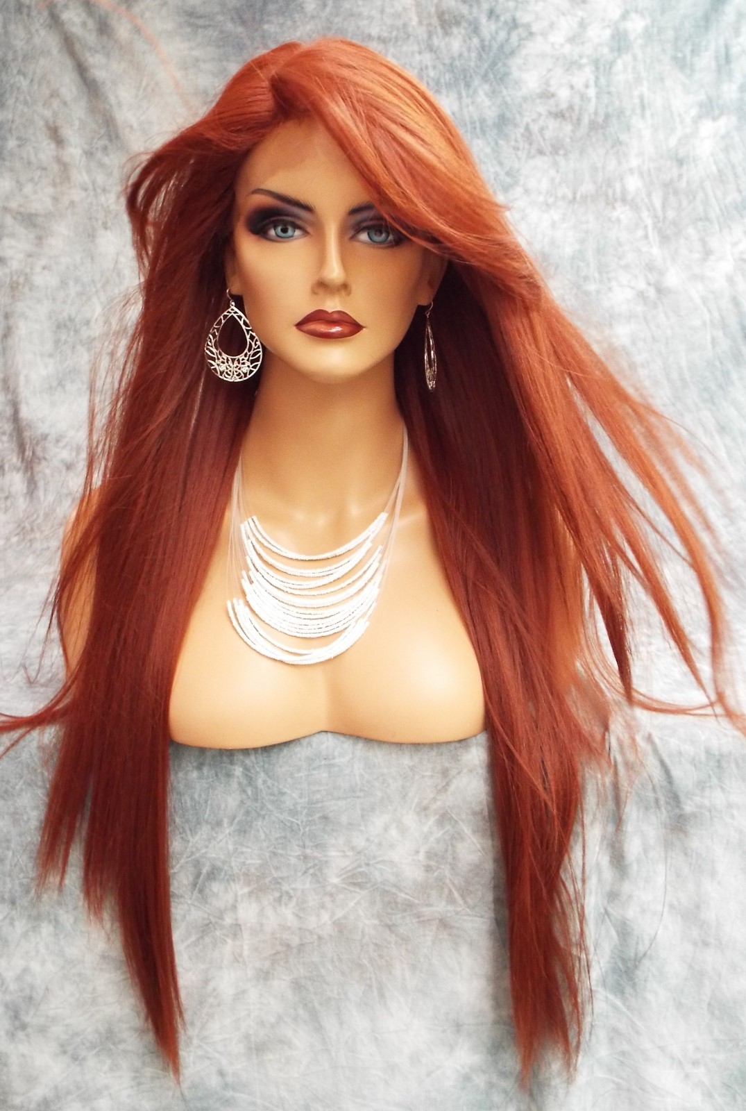 LACE FRONT C PART STRAIGHT WITH SIDE BANG WIG COLOR 130 GORGEOUS SEXY 472