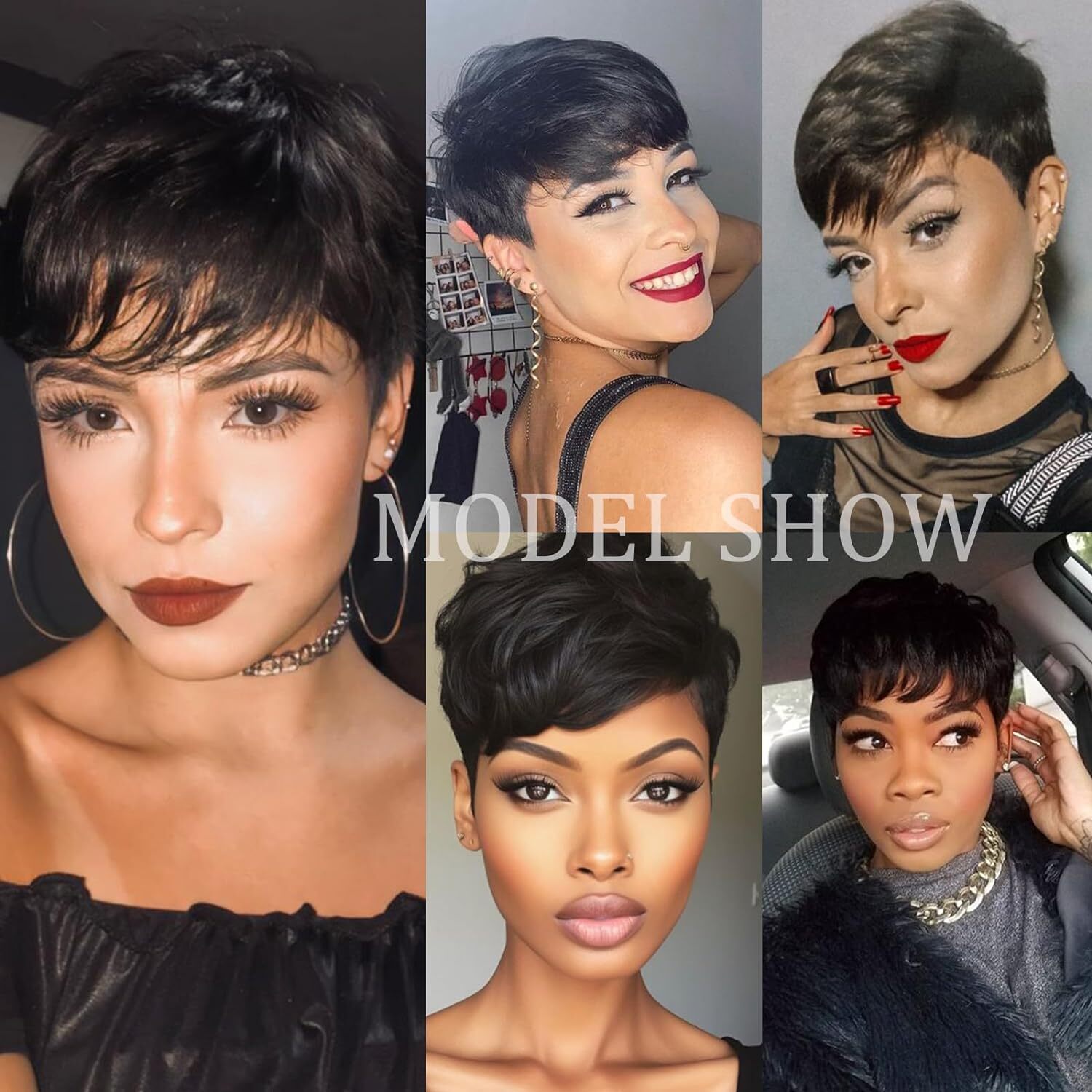 Pixie Cut Wig Human Hair Short Pixie Cut Wig for Black Women Human Hair Glueless