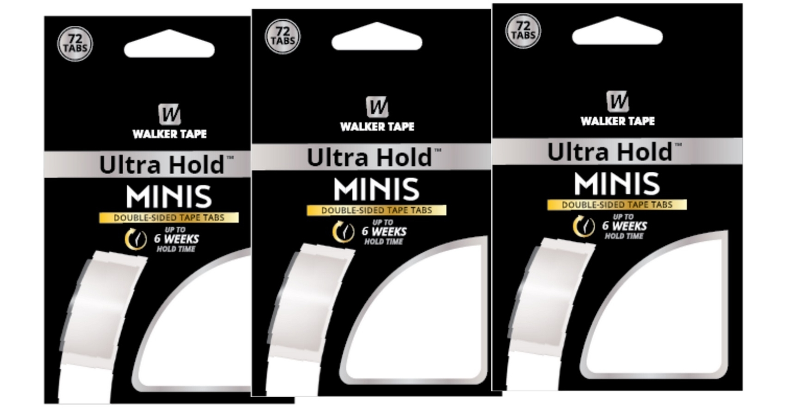 Ultra Hold Double Sided Mini Tabs Lace wigs hair system 216 Tabs Walker Tape Co