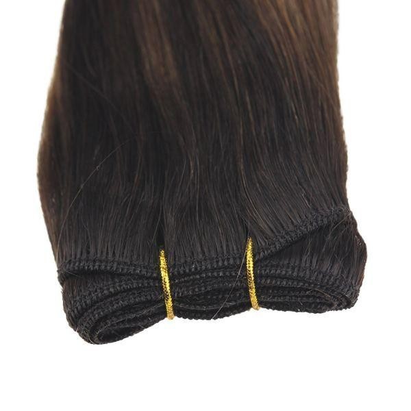 Sunny Hair WEFT 12in Balayage Brown Highlights Hair Extensions HW_2-2-6_12_70G4