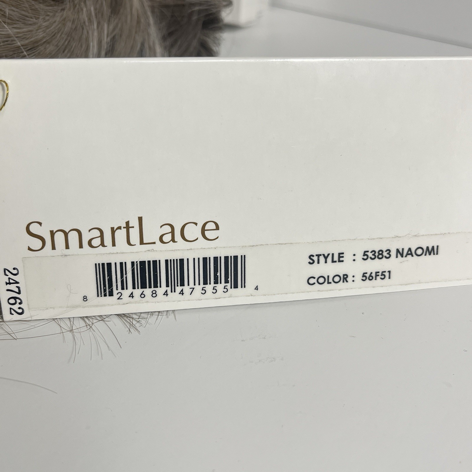 Jon Renau NAOMI Wig SmartLace HD Heat Defiant Shag Grey Blonde Mix 56F51 Box