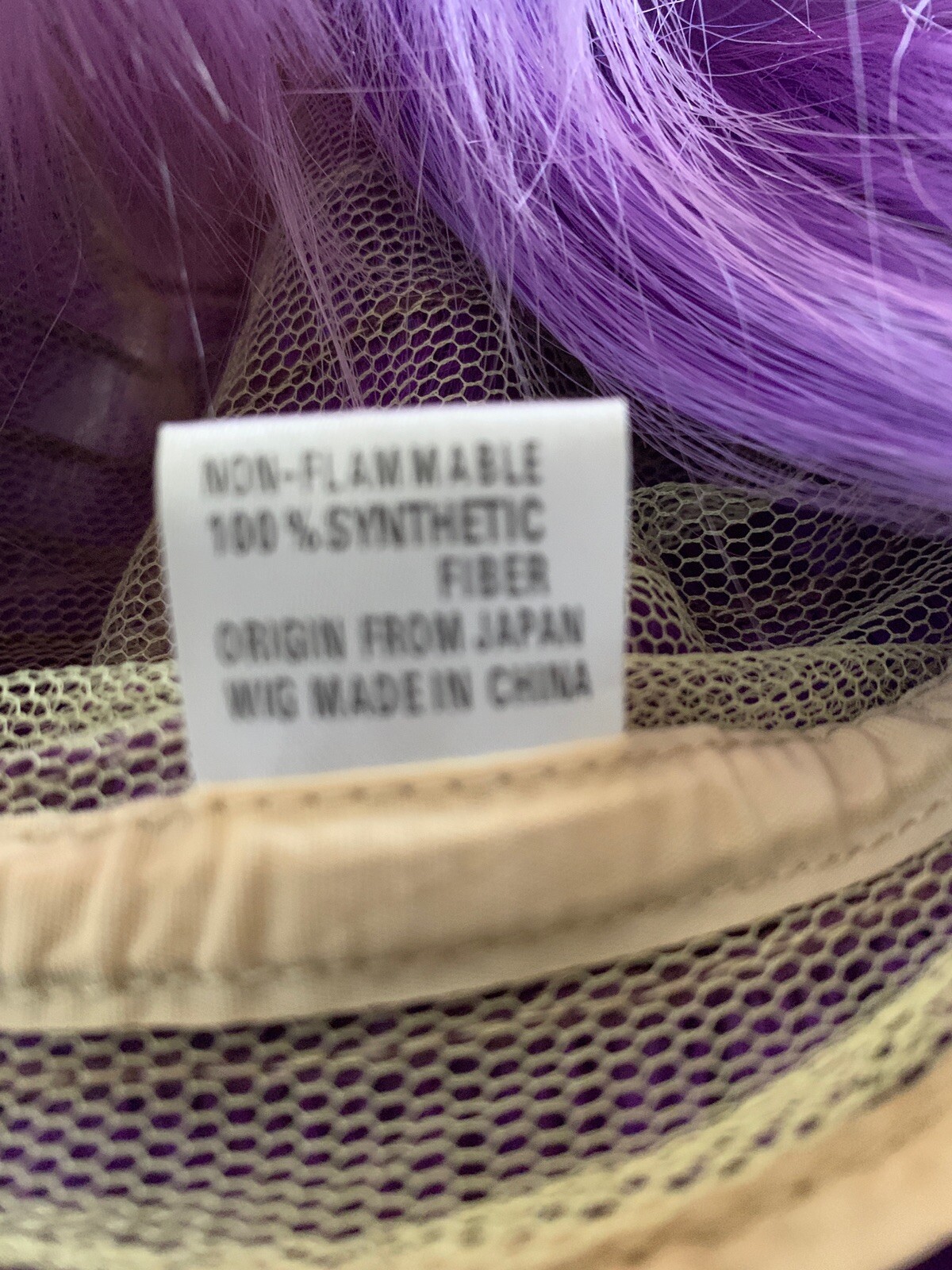 Wig Unicorn Mermaid Purple Pink Purple Ombre Bangs Rainbow Cosplay USA Hallowee