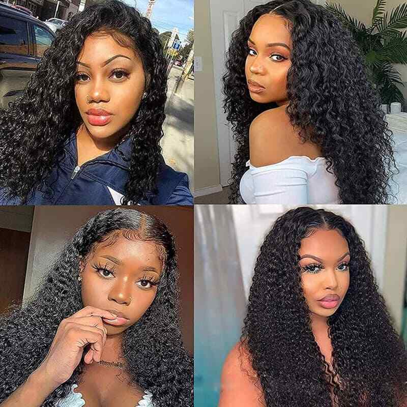 Big Lace Natural Wig Chemical Fiber Front Lace Wig Head Cover Long Curly Hair