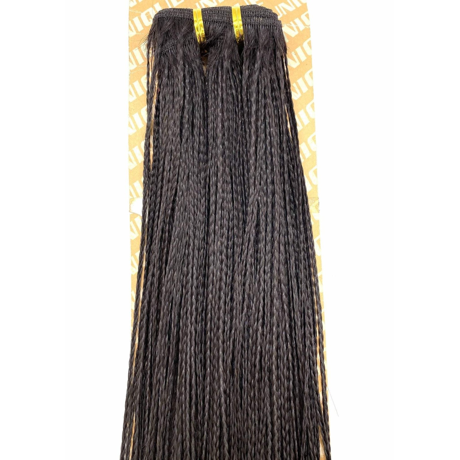 Unique Micro Braid 14″ T1B Burgundy / 100% Human Hair
