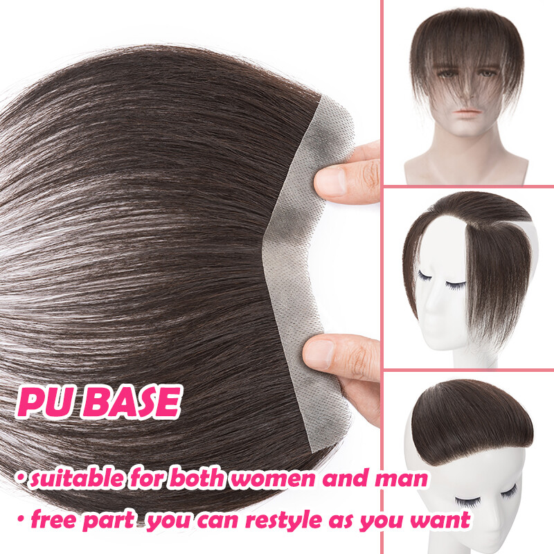 Forehead Frontal Hairpiece Mens Toupee Hairline V Loop Replacement System Women