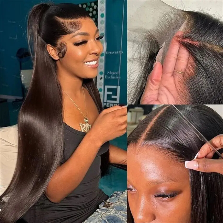 360 Full Transparent HD Lace Wig Straight 13×4 13×6 Lace Front Wigs Lace Wigs