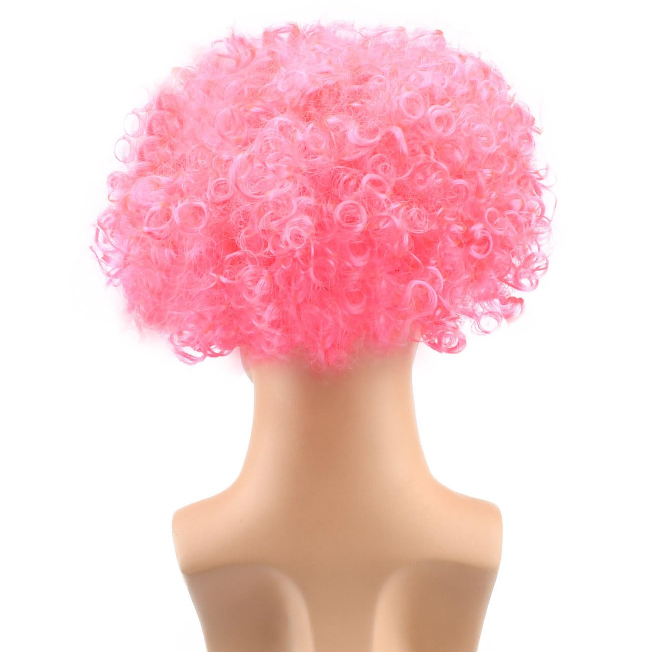 Unisex Short Fluffy Afro Wigs-Women Men Kinky Curly Disco Hippie Wig for Costume