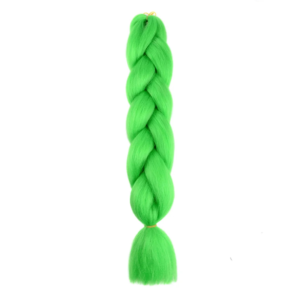 DIY Jumbo Braiding Hair Synthetic Afro Ombre Crochet Braid Extensions For Women