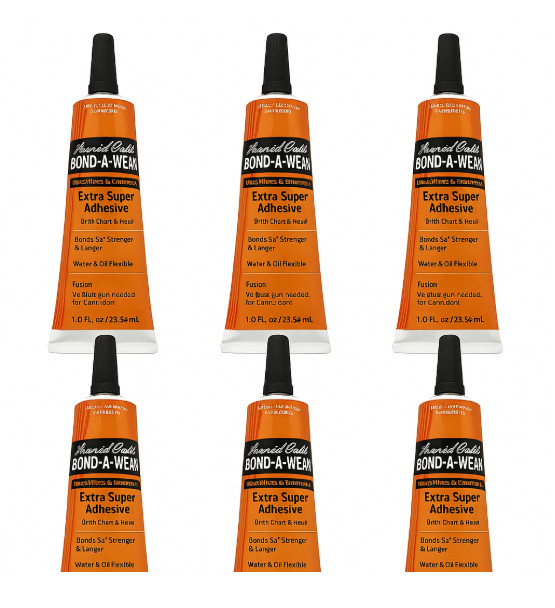 Liquid Gold Tube Bond-A-Weave 1oz Hair Extension And Weave Bonding Adhesive