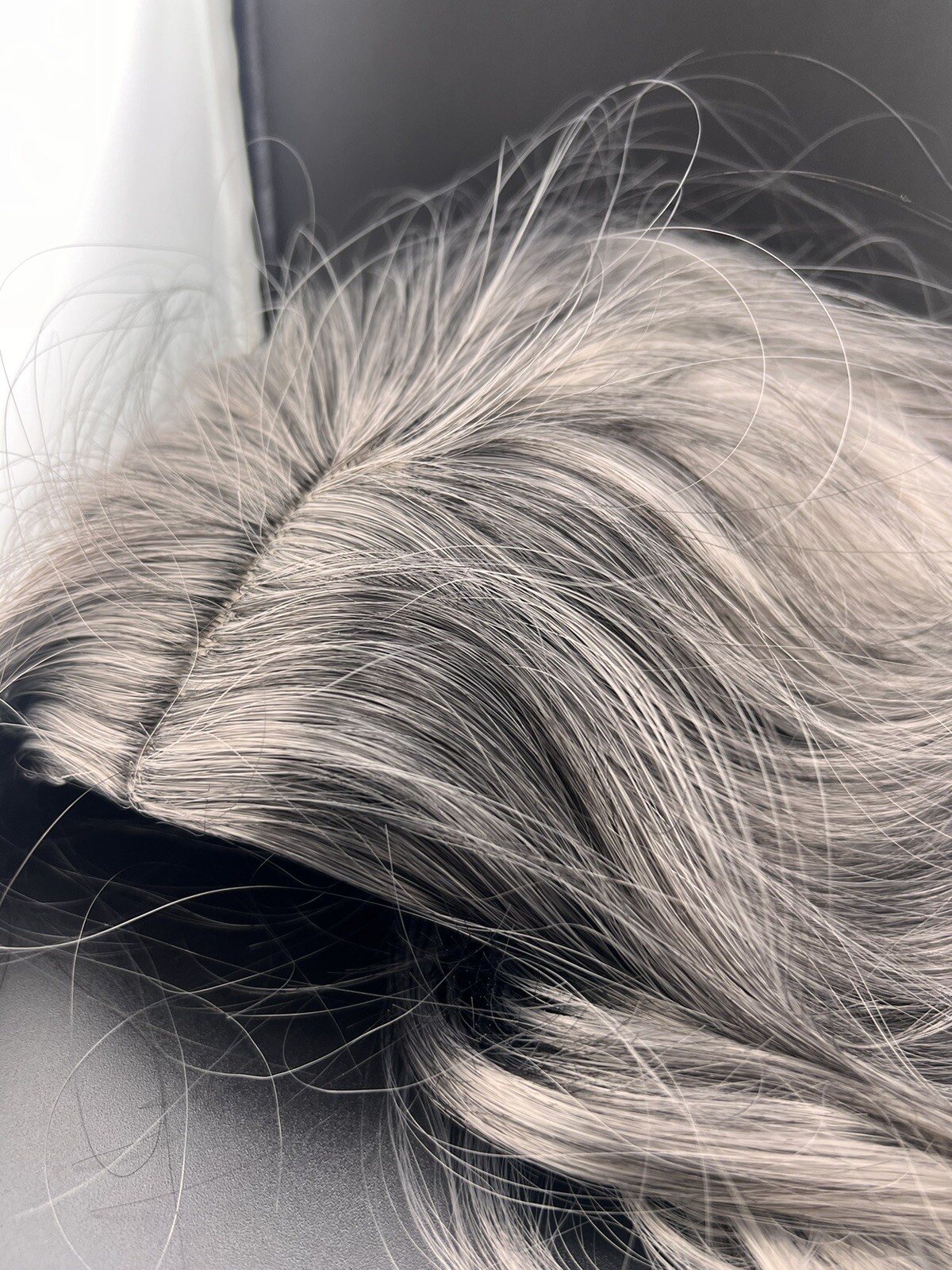 NEW Wig 28 Inch Wave Granny Grey FREE SHIPPING Lot C With Wig Cap