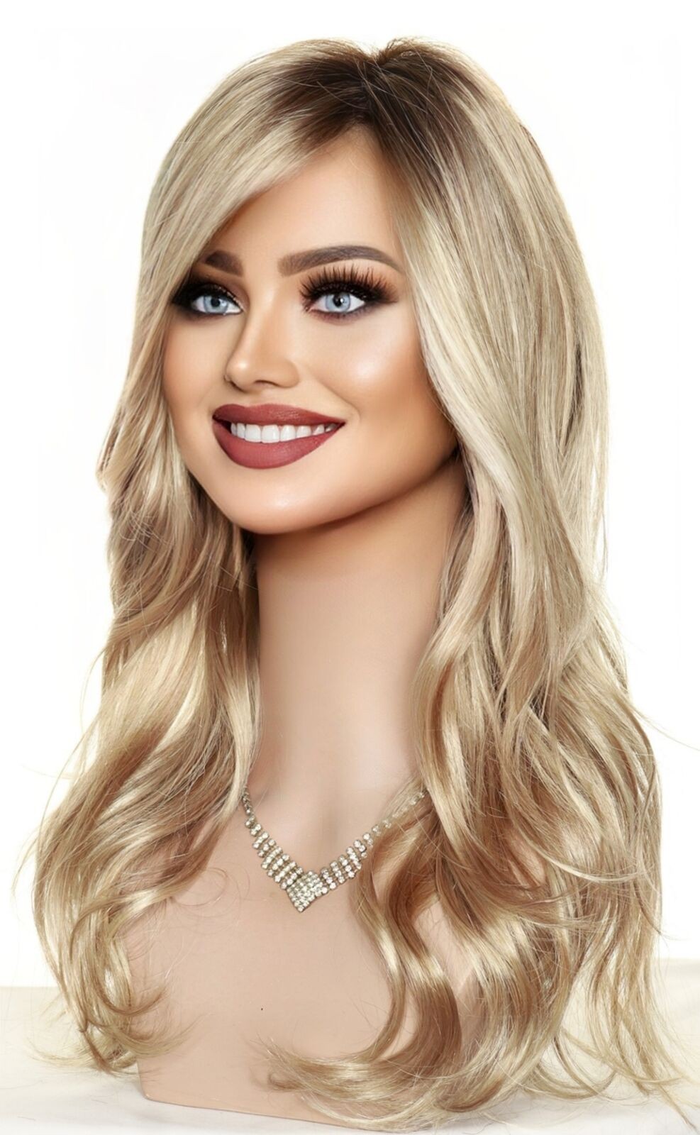 Miles of Style Lace Front Heat OK Monopart Wig Raquel Welch SS1488 open box
