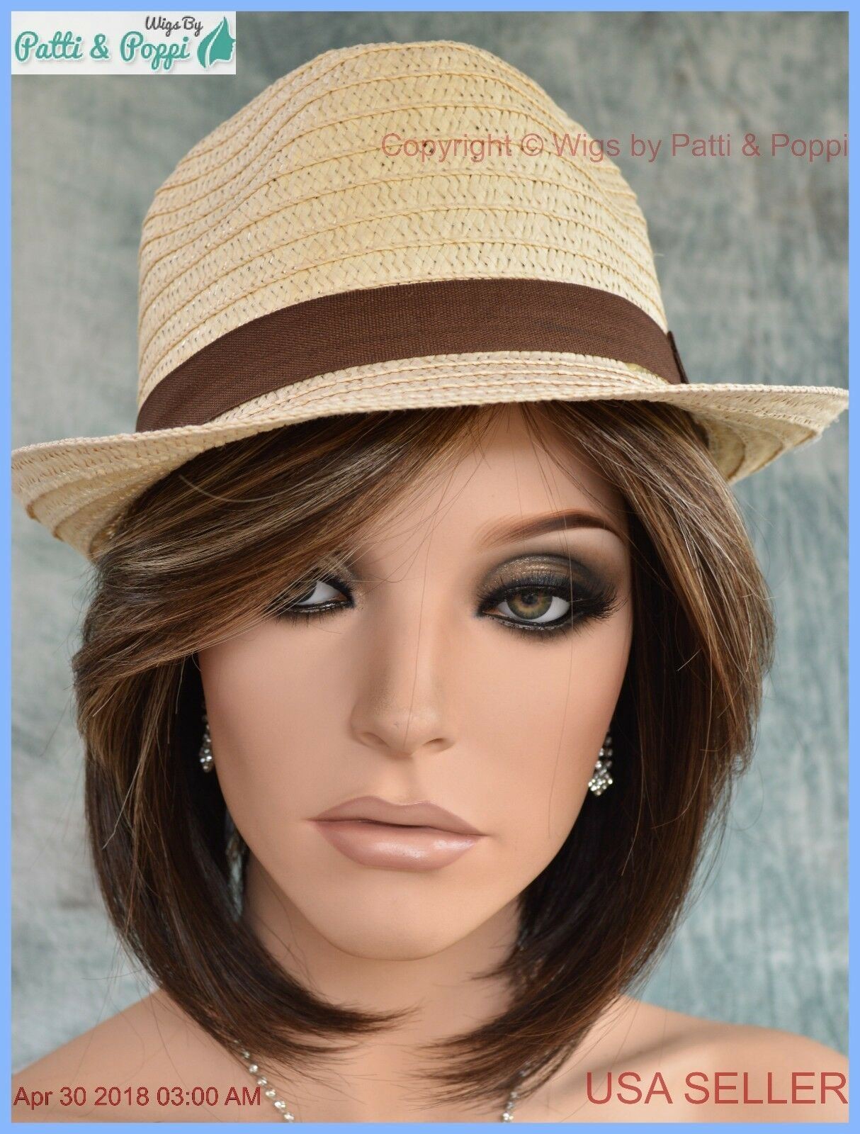 “MAY” RENE OF PARIS NORIKO WIG *CHOCOLATE FROST R *NEW IN BOX WITH TAGS