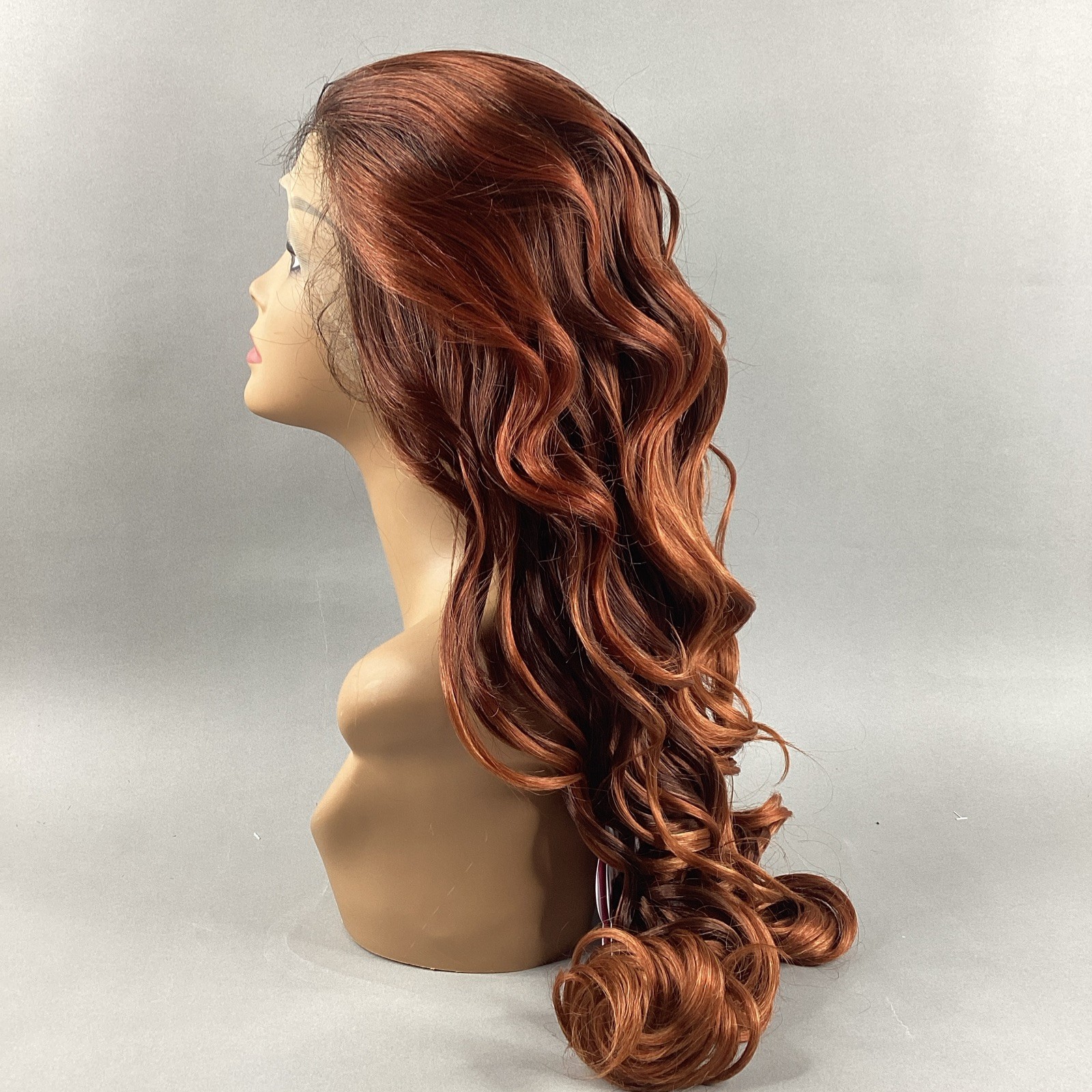 Perfect Hairline Charisma Long Wavy #DRFF Cajun Spice Synthetic Lace Wig