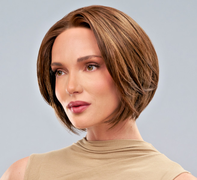 DAWN Wigs Jon Renau -Message Color B4- Mono Top+Lace Front+Heat Resistant