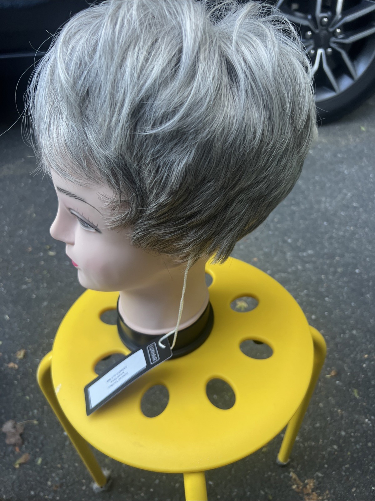 Sherri Shepherd Wigs Luxe Hair Taper Tomboy Silver/Gray Pixie