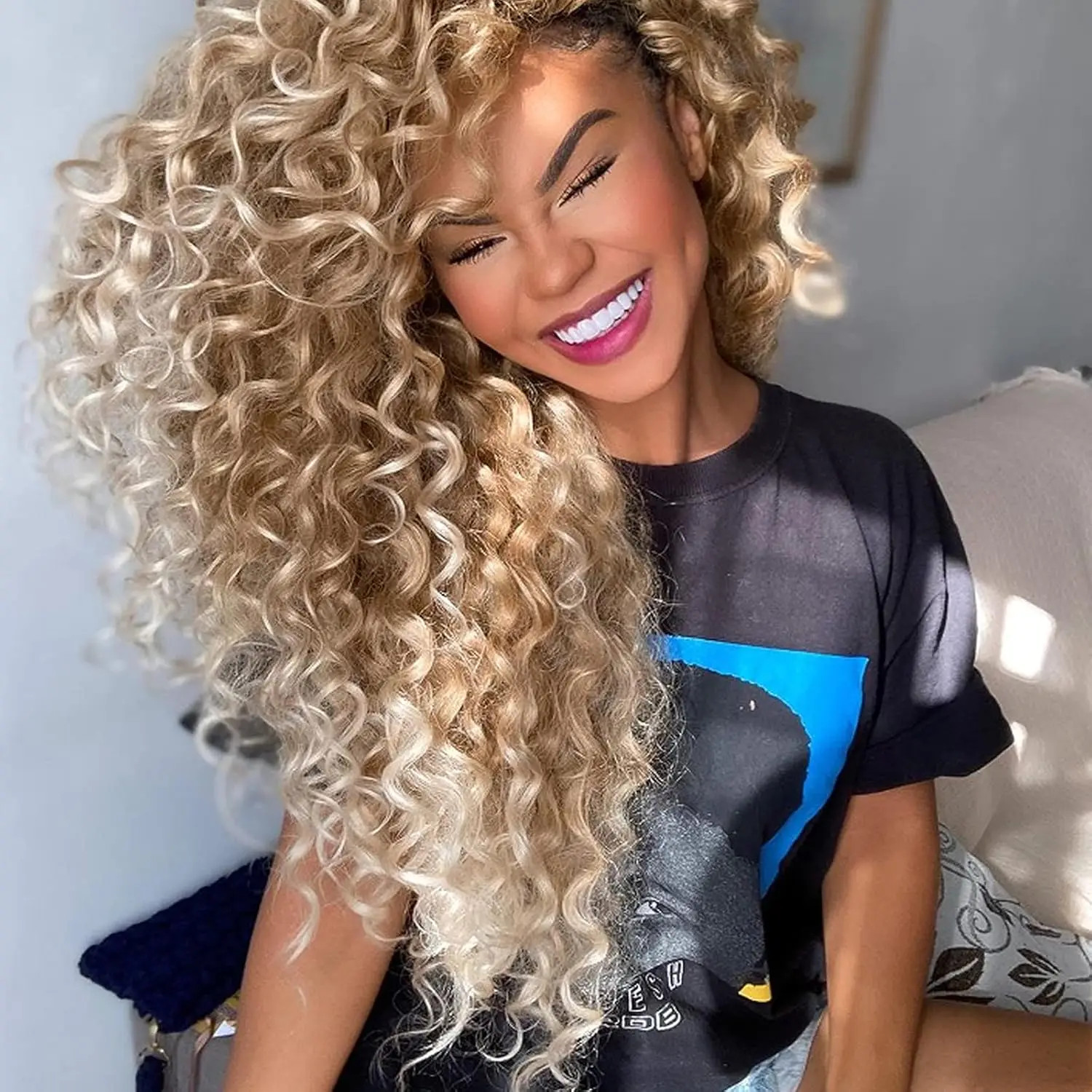 Short Pre-looped Go Go Curl Crochet Hair Ocean Wave Braiding Hair Extensions