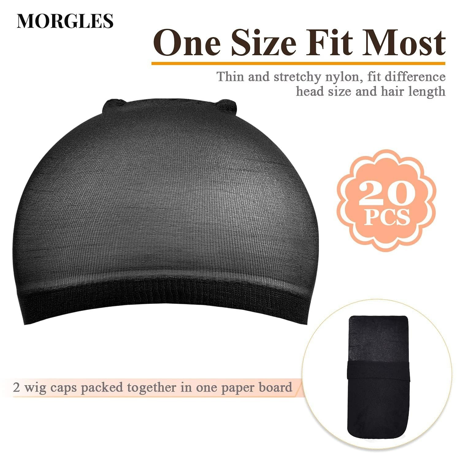 20 Pcs Black Stocking s, Stretchy Nylon s For Women Men