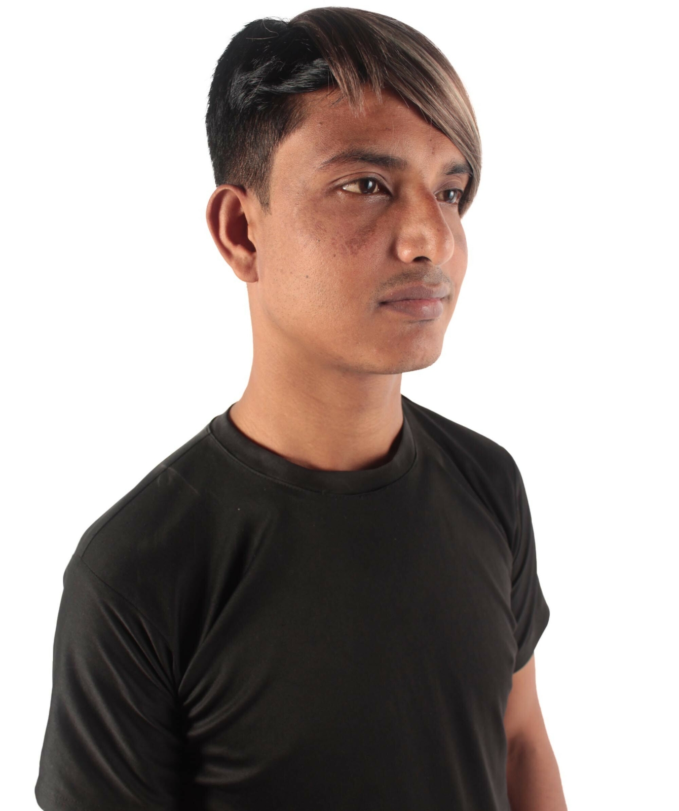 Adult Unisex Medium Brown with Dark-blonde Highlights Clip-on Accessory