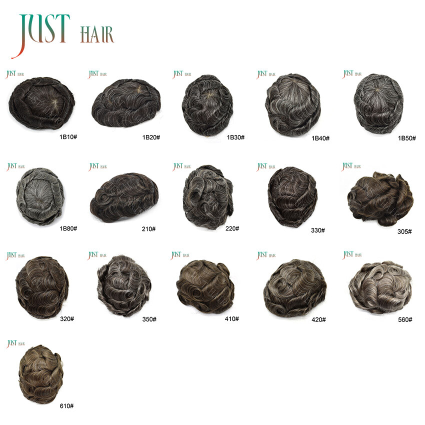 Customized Men’s Toupee Men’s Hairpiece Hair Replacement Systems Human Hair Unit