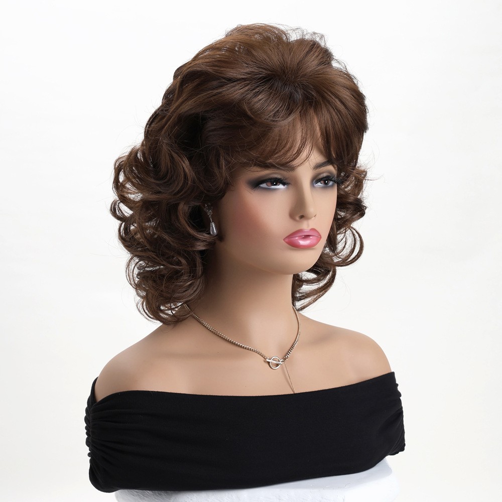 Women’s Long Wavy Synthetic Wig Heat Resistant Cosplay Halloween Party